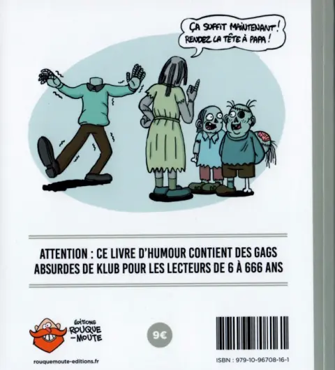 Verso de l'album Absconcités Tome 2 La mort
