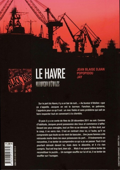 Verso de l'album Le Havre Tome 1 Au buveur d'étoiles