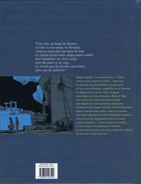 Verso de l'album Les Longues traversées