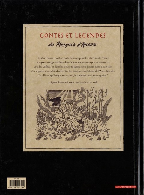 Verso de l'album Le Marquis d'Anaon Tome 4 La bête