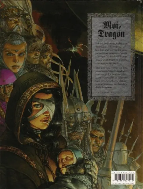 Verso de l'album Moi, Dragon Tome 1 La Fin de la Genèse