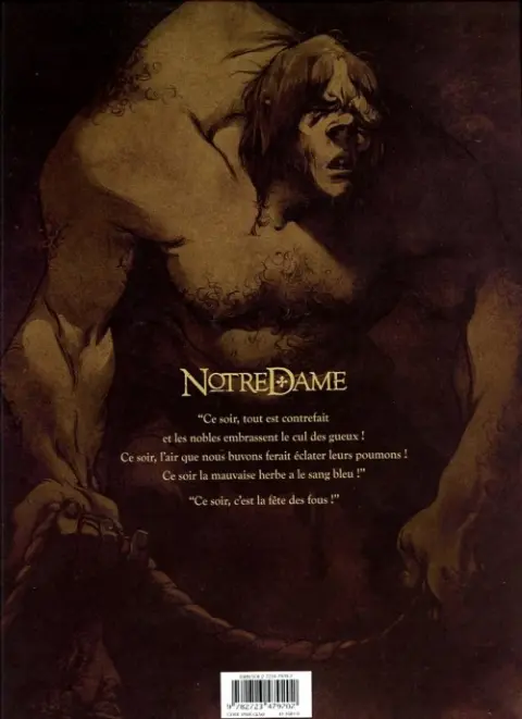 Verso de l'album Notre Dame Tome 1 Le Jour des fous