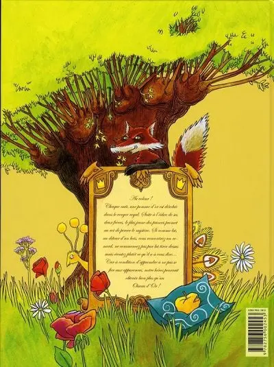 Verso de l'album L'Oiseau d'or