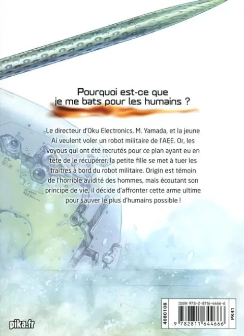 Verso de l'album Origin 3
