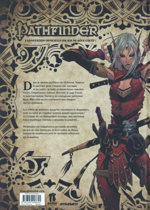 Verso de l'album Pathfinder Tome 2 Le Tombeau des Gueux