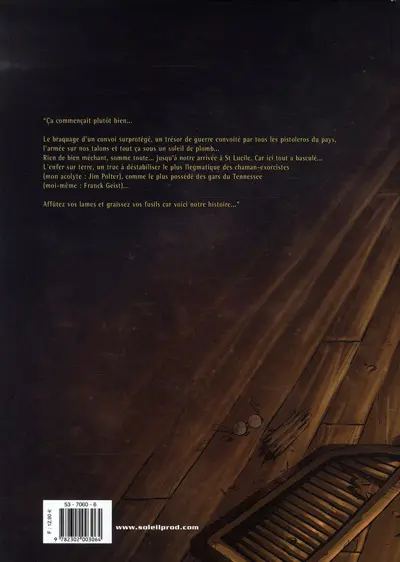 Verso de l'album Post-mortem pacific !!! Tome 2 Guadalupe