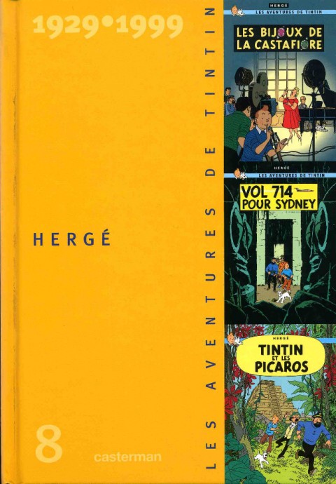 Couverture de l'album Les aventures de Tintin 1929-1999 Volume 8