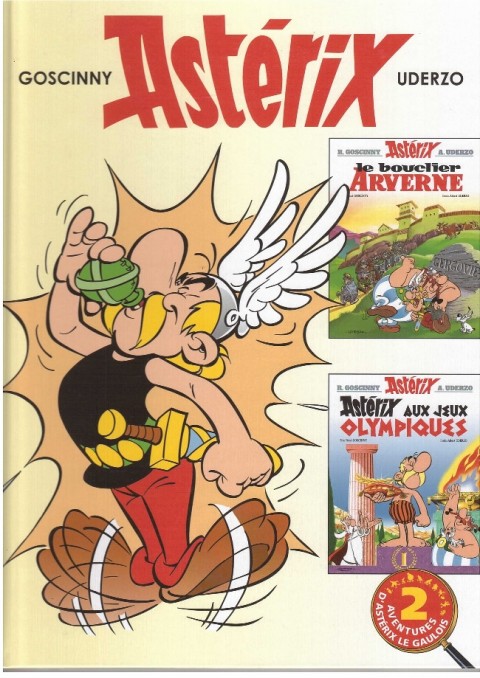 Couverture de l'album Astérix Tomes 11 et 12 Le bouclier Arverne / Astérix aux Jeux Olympiques