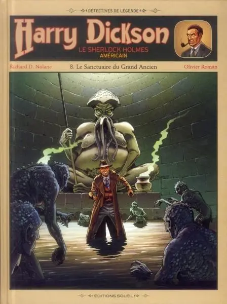 Couverture de l'album Harry Dickson Tome 8 Le sanctuaire du Grand Ancien