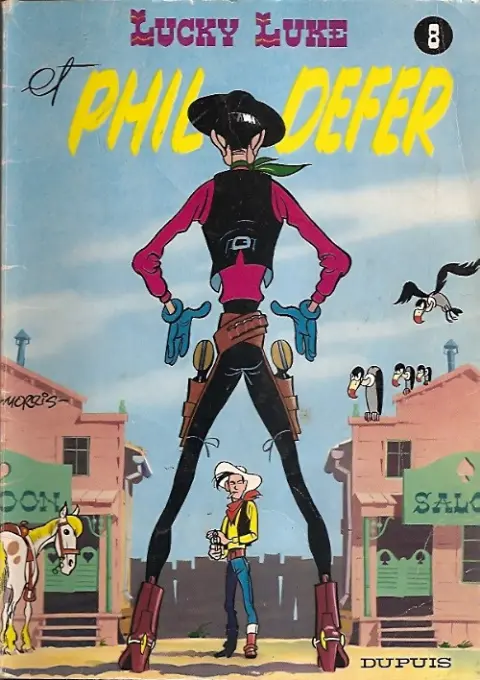 Couverture de l'album Lucky Luke Tome 8 Lucky Luke et Phil Defer