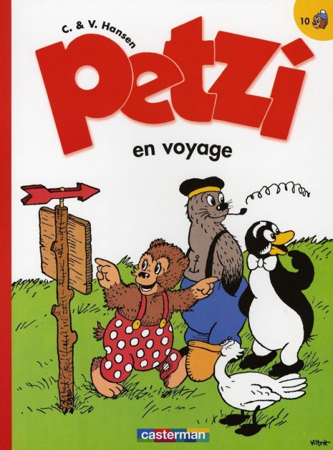 Couverture de l'album Petzi Tome 10 Petzi en voyage