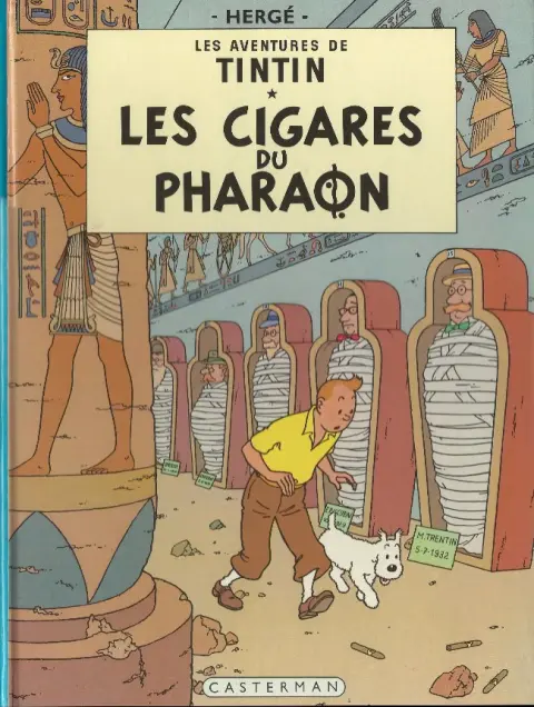 Couverture de l'album Tintin Tome 4 Les cigares du pharaon