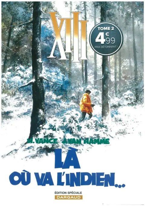 Couverture de l'album XIII Tome 2 Là où va l'indien...