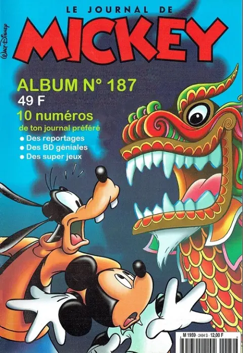 Le Journal de Mickey Album N° 187