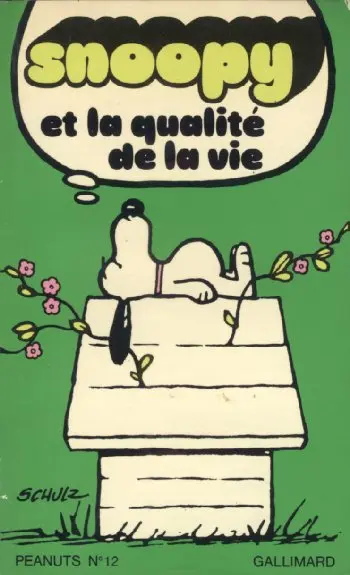Snoopy Tome 12 Snoopy et la qualité de la vie