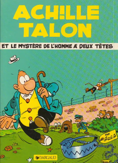 Couverture de l'album Achille Talon Tome 14 achille talon et le mystère de l'homme a deux têtes