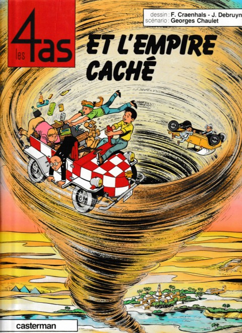 Couverture de l'album Les 4 as Tome 28 Les 4 as et l'empire caché