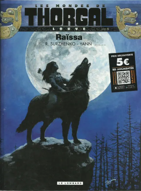Couverture de l'album Les mondes de Thorgal - Louve Tome 1 Raïssa