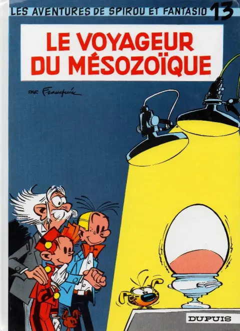 Couverture de l'album Spirou et Fantasio Tome 13 Le voyageur du mésozoïque
