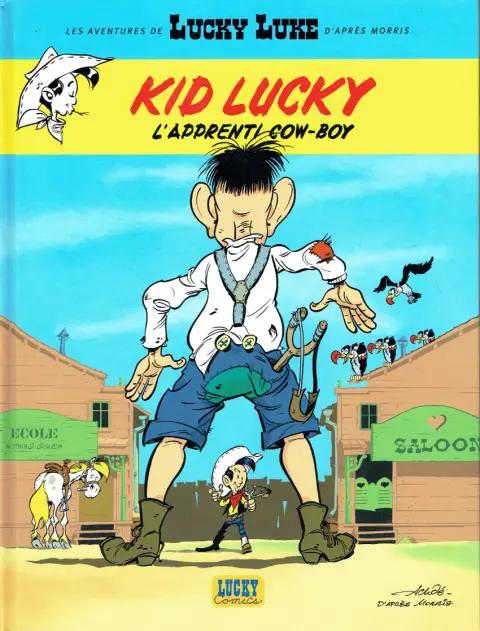 Couverture de l'album Kid Lucky Tome 1 L'apprenti cow-boy