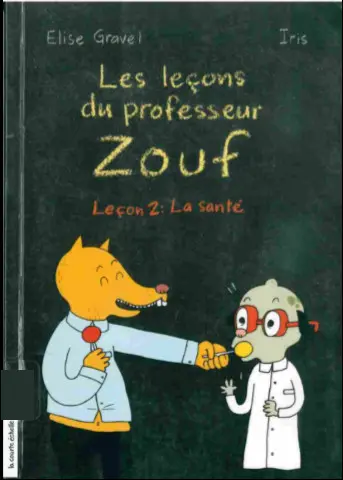 Les leçons du professeur Zouf Leçon 2 La santé