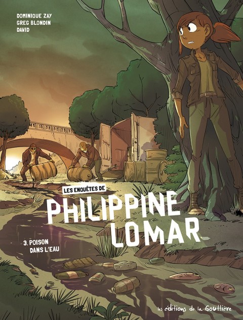 Couverture de l'album Les enquêtes polar de Philippine Lomar 3 Poison dans l'eau