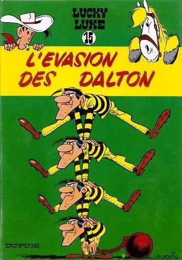 Couverture de l'album Lucky Luke Tome 15 L'évasion des Dalton