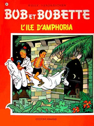 Couverture de l'album Bob et Bobette Tome 68 L'île d'Amphoria