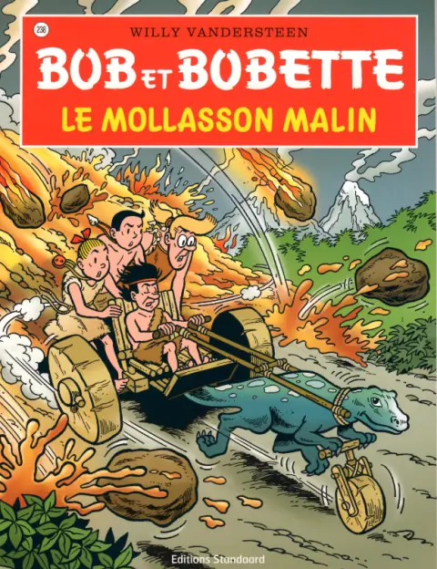 Couverture de l'album Bob et Bobette Tome 238 Le mollasson malin