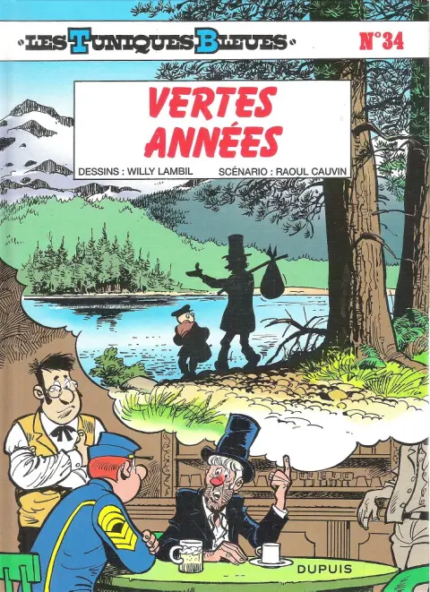 Couverture de l'album Les Tuniques Bleues Tome 34 Vertes années