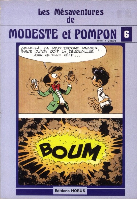 Couverture de l'album Modeste et Pompon Tome 6 Les mésaventures de Modeste et Pompon 6