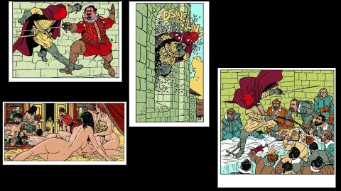 Planche de l'album Les 7 Vies de l'Épervier Tome 1 La blanche morte