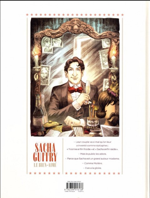 Verso de l'album Sacha Guitry Tome 1 Le Bien-aimé