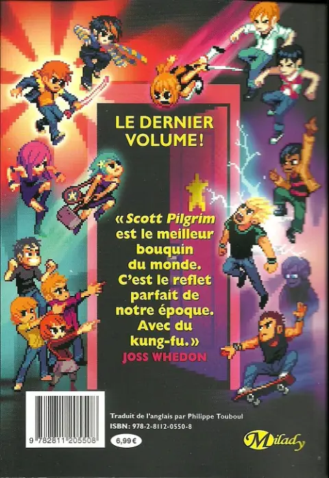 Verso de l'album Scott Pilgrim Tome 6 Finest Hour