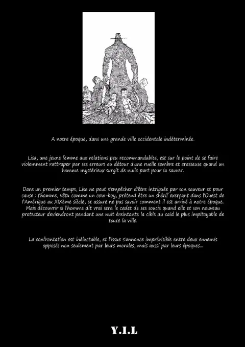 Verso de l'album Shérif (Il y a un nouveau shérif en ville) Tome 1 Il y a un nouveau shérif en ville