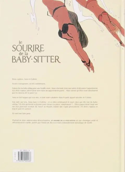 Verso de l'album Le Sourire de la baby sitter Livre 1/2 Calista