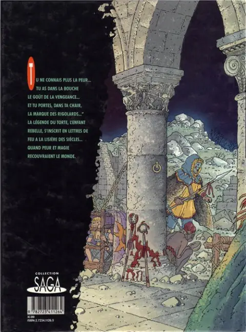 Verso de l'album Le Torte Tome 1 L'œuvre du fou