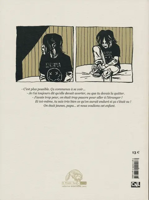 Verso de l'album Velue