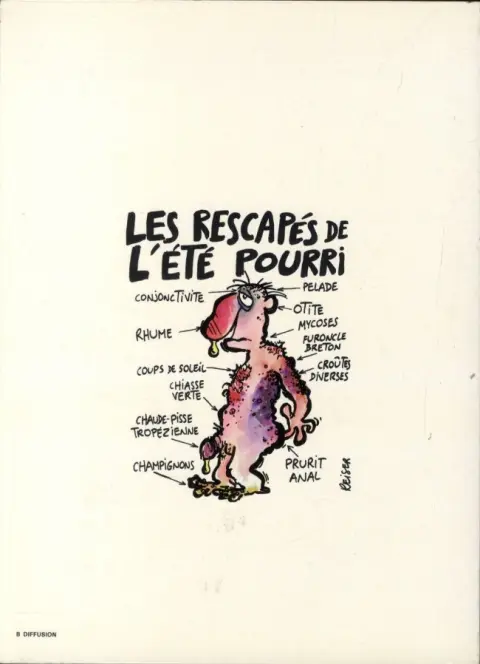 Verso de l'album Vive les vacances !