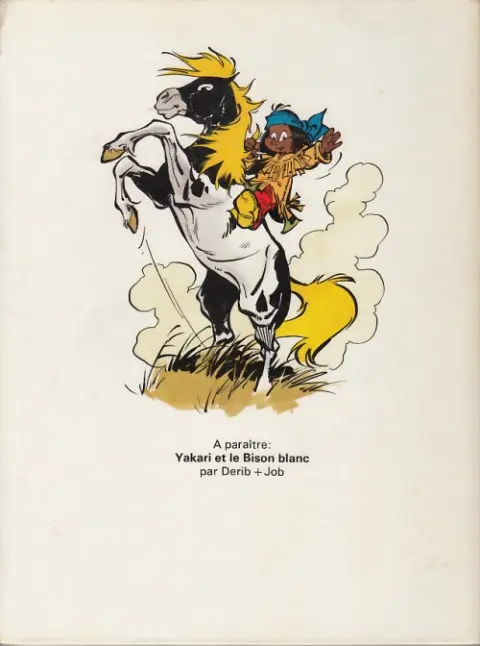 Verso de l'album Yakari Tome 1