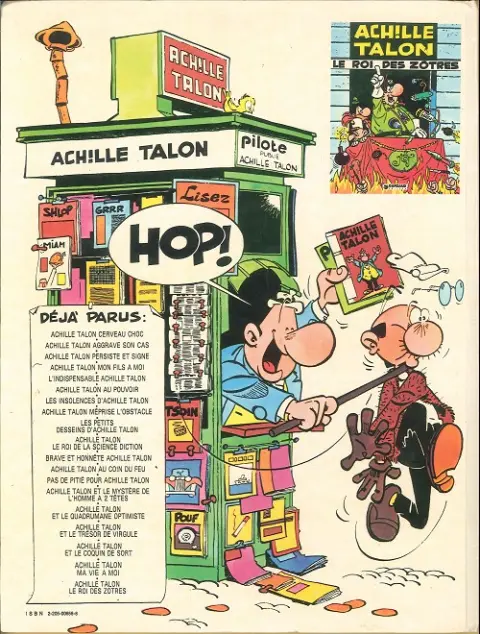 Verso de l'album Achille Talon Tome 7 Les insolences d'Achille Talon
