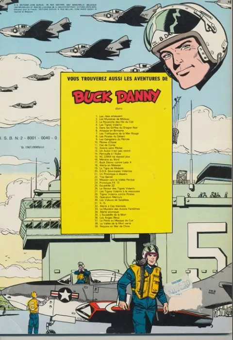 Verso de l'album Buck Danny Tome 3 La revanche des fils du ciel