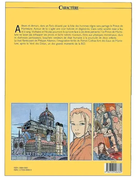 Verso de l'album Les eaux de Mortelune Tome 1 L'échiquier du rat