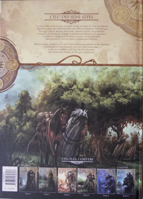 Verso de l'album Elfes Tome 4 L'Élu des semi-Elfes