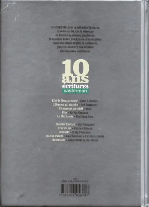 Verso de l'album Haarmann, le boucher de Hanovre