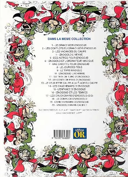 Verso de l'album Iznogoud Tome 8 Le jour des fous