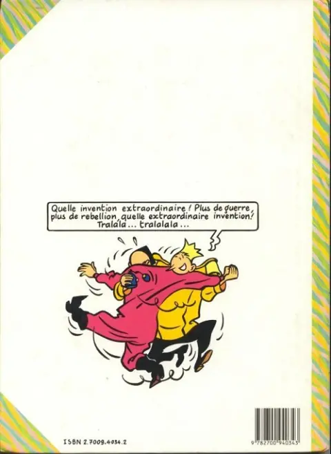Verso de l'album Les aventures du Prince Ludo Ça gaze à Casino