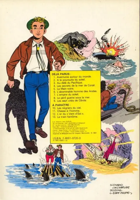 Verso de l'album Marc Dacier Couleurs Tome 2 A la poursuite du soleil