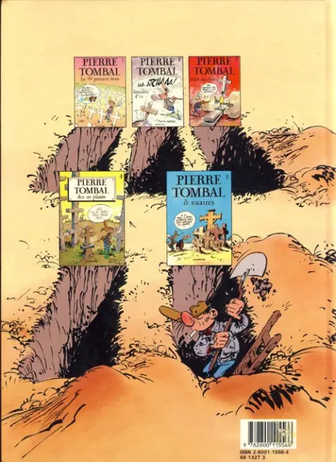 Verso de l'album Pierre Tombal Tome 4 Des os pilants