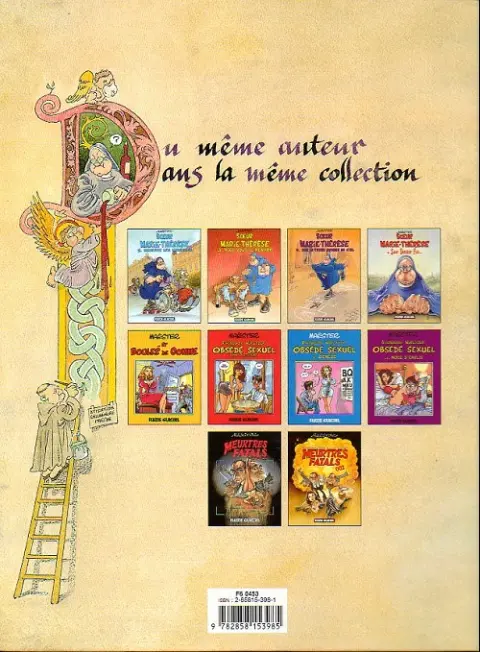 Verso de l'album Soeur Marie-Thérèse des Batignolles Tome 1